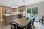 Open concept kitchen and dining room